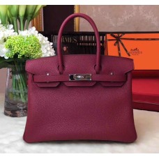 Hermes Birkin 35cm in Bordeaux Togo leather Palladium Hardware