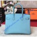 Hermes Birkin 35cm in Ciel Togo leather Palladium Hardware