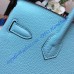 Hermes Birkin 35cm in Ciel Togo leather Palladium Hardware