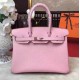 Hermes Birkin 35cm in Rose Sakura Togo leather Palladium Hardware