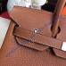Hermes Birkin 35cm in Terre Togo leather Palladium Hardware