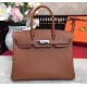 Hermes Birkin 35cm in Terre Togo leather Palladium Hardware