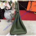 Hermes Birkin 35cm in Vert Bronze Togo leather Palladium Hardware