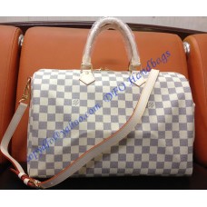 Louis Vuitton Damier Azur Speedy Bandouliere 35 N41002 Louis Vuitton Damier Azur Speedy Bandouliere 35 N41002