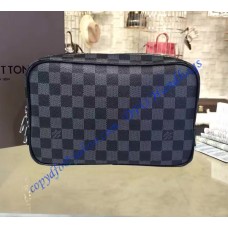 Louis Vuitton Damier Graphite Toilet Pouch GM N47521 Louis Vuitton Damier Graphite Toilet Pouch GM N47521