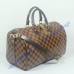 Louis Vuitton Damier Ebene Speedy 35cm with shoulder strap bandouliere N41182 Louis Vuitton Damier Ebene Speedy 35cm with shoulder strap bandouliere N41182