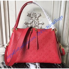 Louis Vuitton Monogram Empreinte Leather Ponthieu PM Red