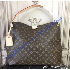 Louis Vuitton Monogram Canvas Graceful MM Beige M43704 Louis Vuitton Monogram Canvas Graceful MM Beige M43704