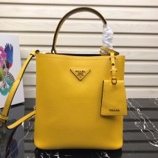 Prada North South Double Bag Yellow
