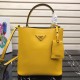 Prada North South Double Bag Yellow