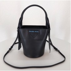 Prada Ouverture nylon bucket bag Black