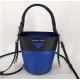 Prada Ouverture nylon bucket bag Blue Black