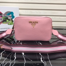 Prada Calf leather shoulder bag Pink