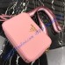Prada Calf leather shoulder bag Pink