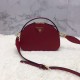 Prada Odette Saffiano leather bag Red