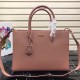 Prada Saffiano Leather Tote Large Pink