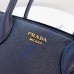 Prada Saffiano Leather Tote Large Sapphire Blue