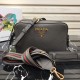 Calf leather shoulder bag Gray
