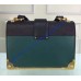 Prada Cahier Bag Green and Black