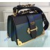Prada Cahier Bag Green and Black