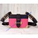 Prada Cahier Bag Rose and Black