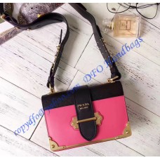 Prada Cahier Bag Rose and Black Prada Cahier Bag Rose and Black