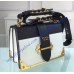 Prada Cahier Bag White and Black