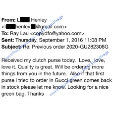 Testimonial from L. Henley on september 2016 Testimonial from L. Henley on september 2016