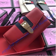 Gucci Sylvie leather continental wallet Red Gucci Sylvie leather continental wallet Red