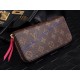 Monogram Canvas Clemence Wallet Fuchsia M60742 Monogram Canvas Clemence Wallet Fuchsia M60742