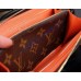 Louis Vuitton Monogram Canvas Clemence Wallet Red Chili M60743 Louis Vuitton Monogram Canvas Clemence Wallet Red Chili M60743