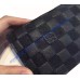 Damier Infini Black Leather Brazza Wallet