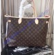 Louis Vuitton Monogram Canvas Neverfull GM with Pivoine Lining M41180