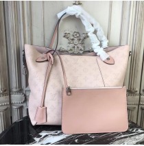 Louis Vuitton Mahina Leather Hina MM Magnolia