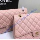 Chanel Jumbo Classic Flap Bag in Pink Caviar Leather with golden hardware