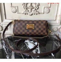 Louis Vuitton Damier Ebene Canvas Eva Clutch N55213