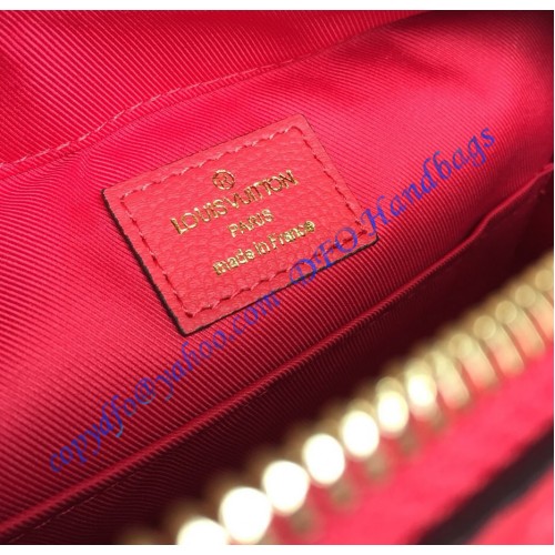 Louis Vuitton Monogram Empreinte Leather Saintonge Scarlet M44606 ...