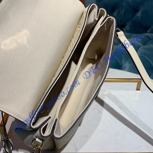 Louis Vuitton Monogram Empreinte Leather Georges BB Creme M53943 ...