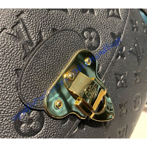 Louis Vuitton Monogram Empreinte Leather Georges MM Noir M53944 ...