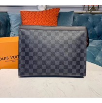 Louis Vuitton Damier Graphite Pochette Voyage MM N41696