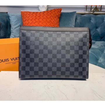 Louis Vuitton Damier Graphite Pochette Voyage MM N41696 – LuxTime DFO Handbags