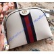 Gucci Ophidia Leather Small Shoulder Bag GU499621-white