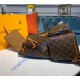 Louis Vuitton Monogram Backpack Trio M44658