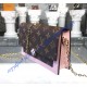 Louis Vuitton Monogram Canvas Flore Chain Wallet Rose Ballerine M67405