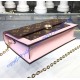 Louis Vuitton Monogram Canvas Flore Chain Wallet Rose Ballerine M67405