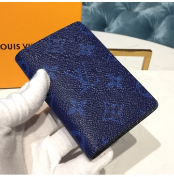 Louis Vuitton Pocket Organizer Cobalt M30301