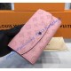 Louis Vuitton Mahina Leather Iris Wallet M60145-pink