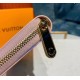 Louis Vuitton Damier Azur Zippy Wallet Rose Ballerine N63503-pink