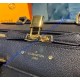 Louis Vuitton Monogram Empreinte Leather Speedy Bandouliere 25 Noir M42401
