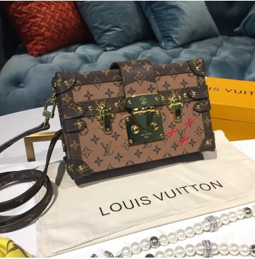 Louis Vuitton Monogram Reverse Canvas Petite Malle M44154